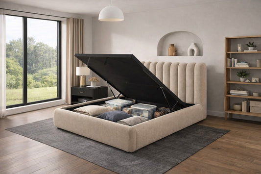 LIFT BED FRAME - TAUPE