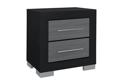 Emma (Black-Grey) Bedroom Set