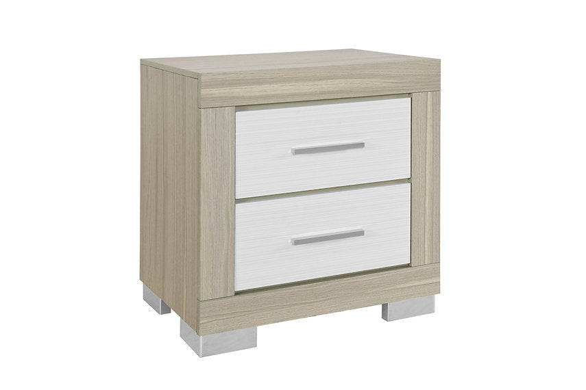 Emma (Natural-White) Bedroom Set