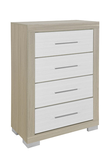Emma (Natural-White) Bedroom Set