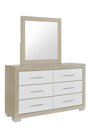 Emma (Natural-White) Bedroom Set