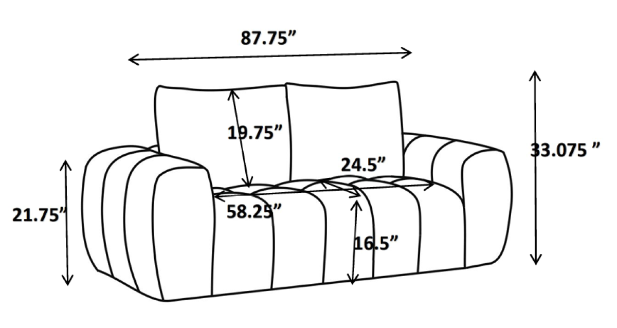 Sofa- Burgundy