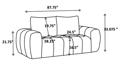 Sofa- Burgundy
