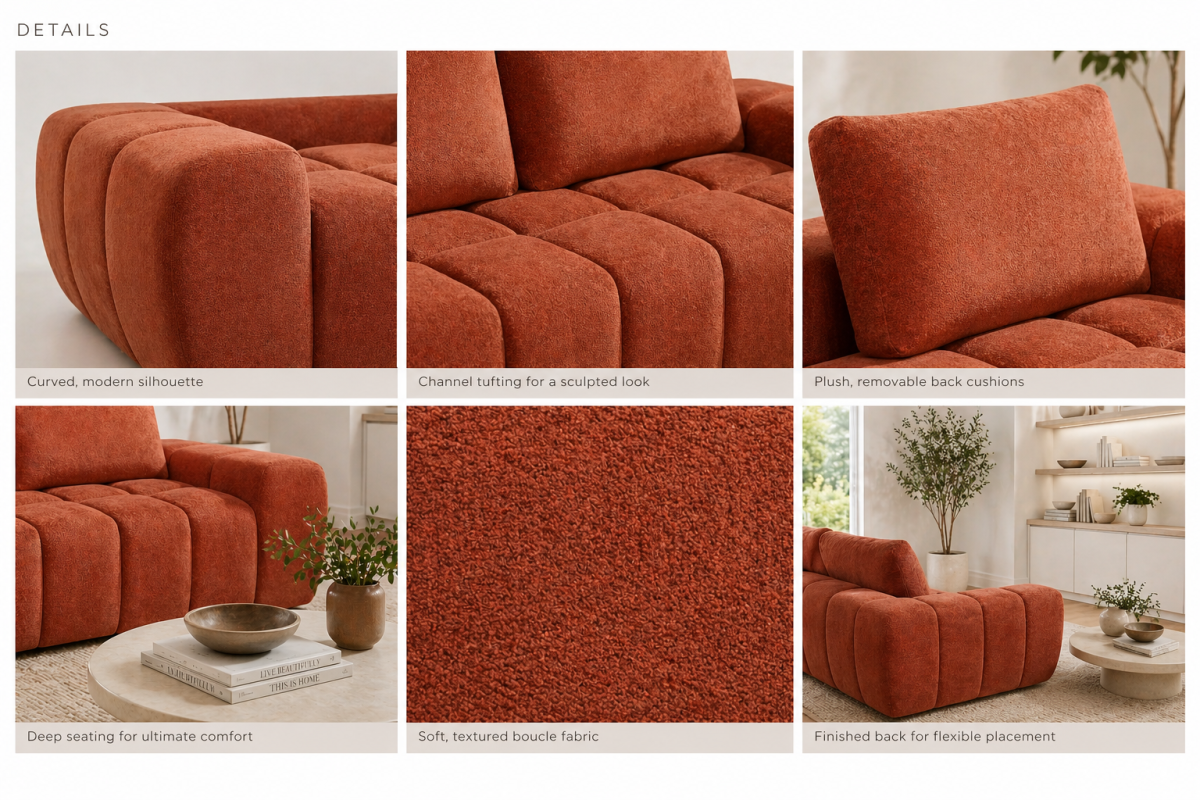 Sofa- Burgundy